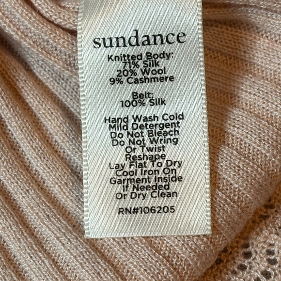 Sundance Catalog- Fontain Sweater Cashmere Blend Ballet Pink Sz L NWT - Picture 6 of 7